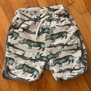 NOP brand size 116 or 6yrs shorts, cotton stretch, elastic waist, slim fit